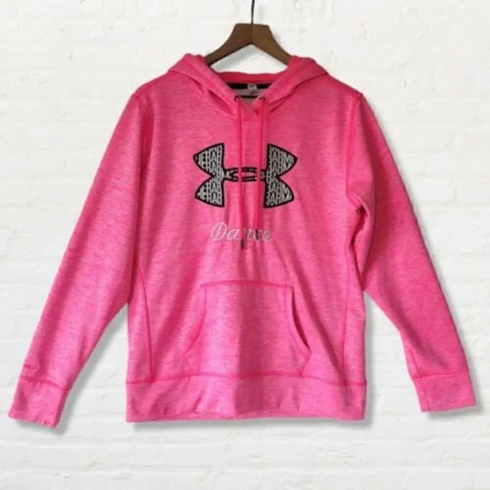 Under Armour Hoodie Bright Pink Dance Hoodie Women's Size Medium